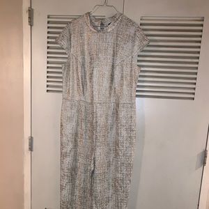 Ashley Stewart Gold Spec Jumpsuit